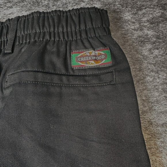 Creekwood Mens 4X Shorts Black Cargo Elastic Waist and Zipper Never worn NWOT - Picture 8 of 11